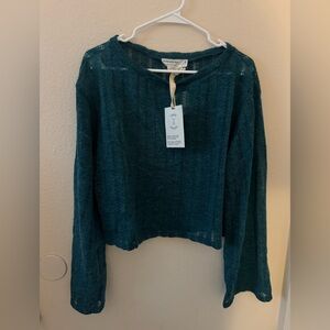 Urban outfitters sheer crop top